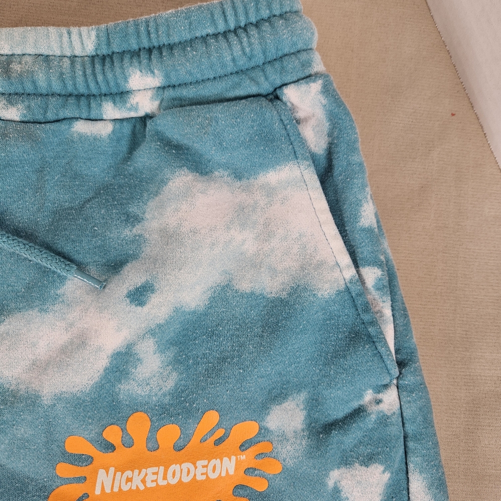 Nickelodeon Blue Tie-Dye Character Shorts - Picture 5 of 11